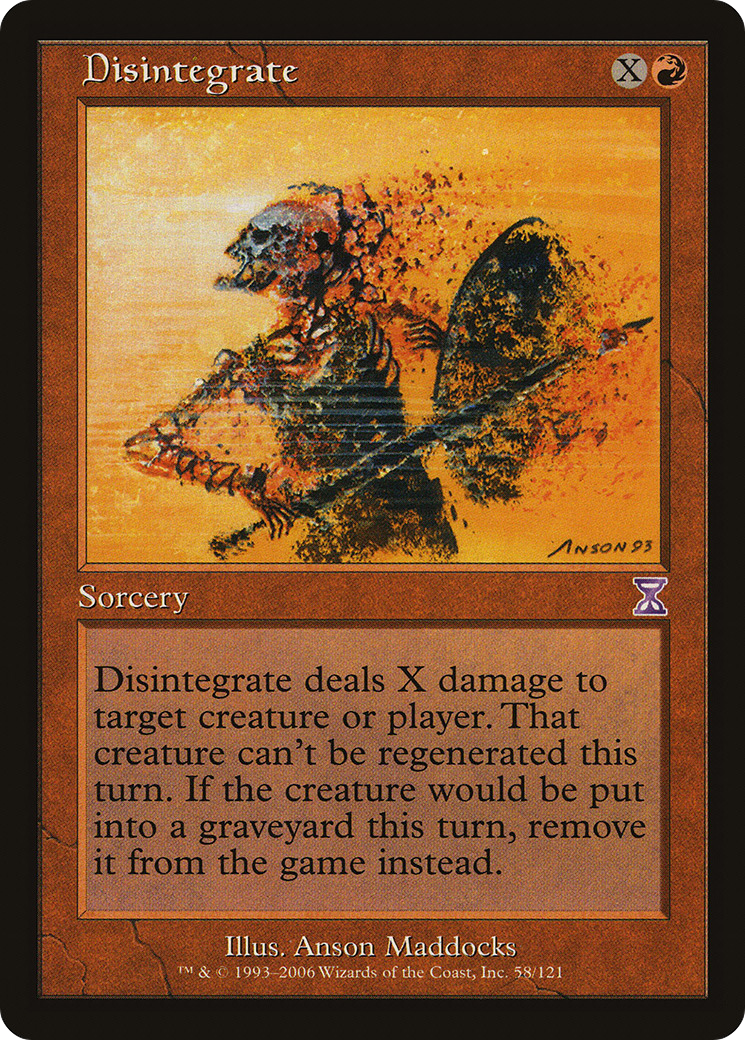 Disintegrate [TSB - 58]