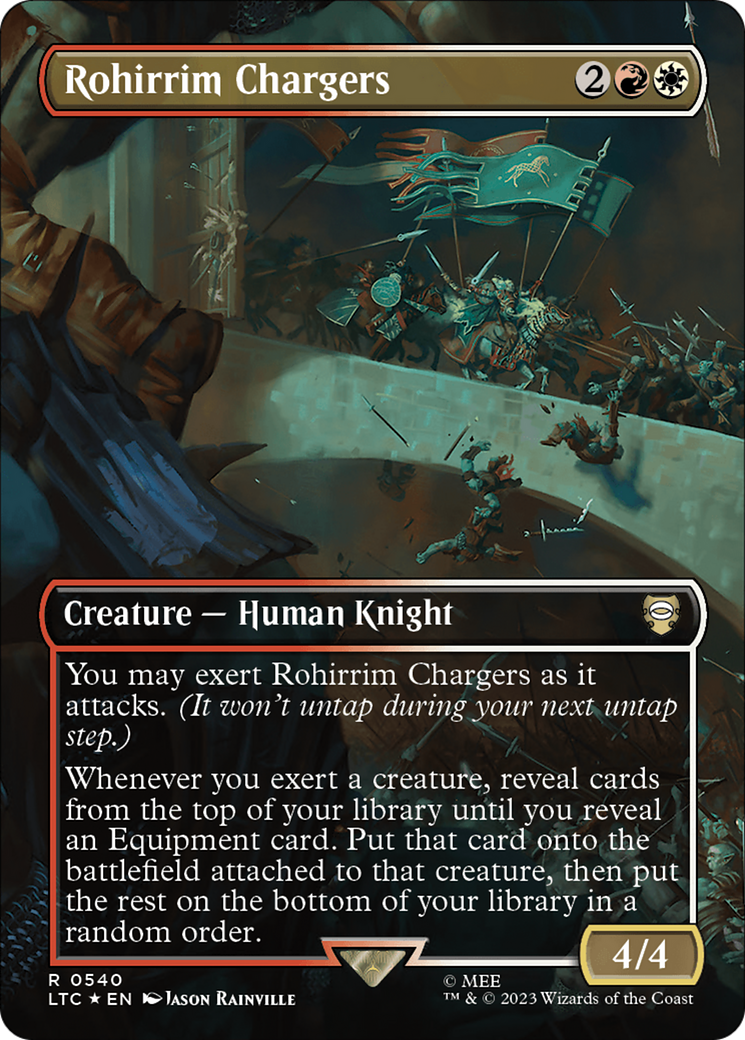 Rohirrim Chargers (Borderless) (Surge Foil) [LTC - 540]