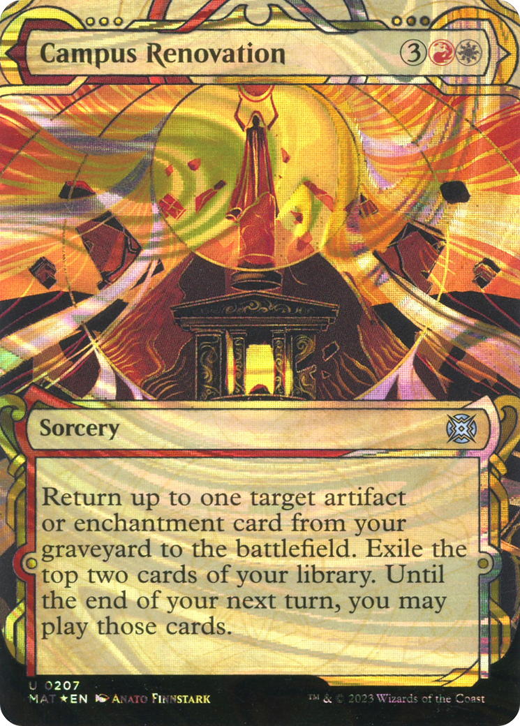 Campus Renovation (Halo Foil) [MAT - 207]
