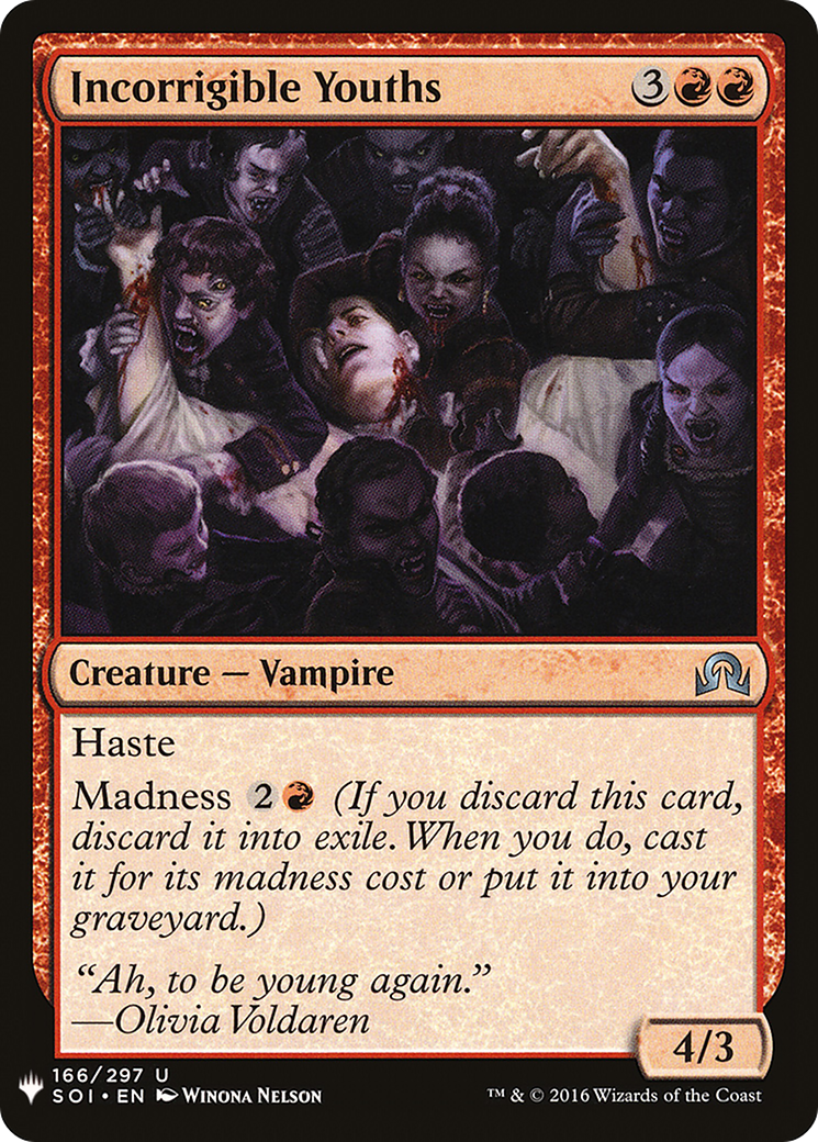 Incorrigible Youths [LIST - 166]