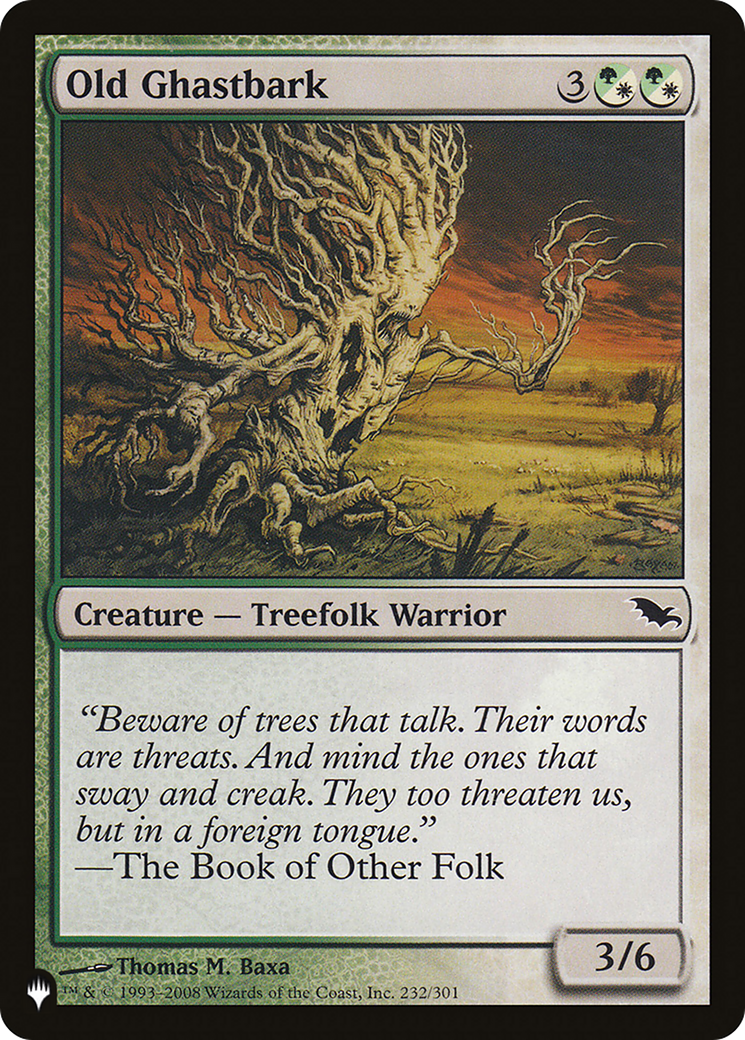 Old Ghastbark [LIST - 232/301]