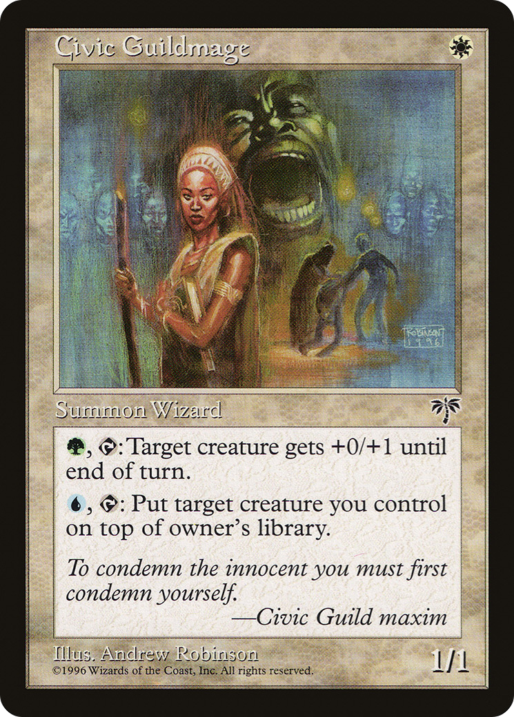 Civic Guildmage [MIR - N/A]