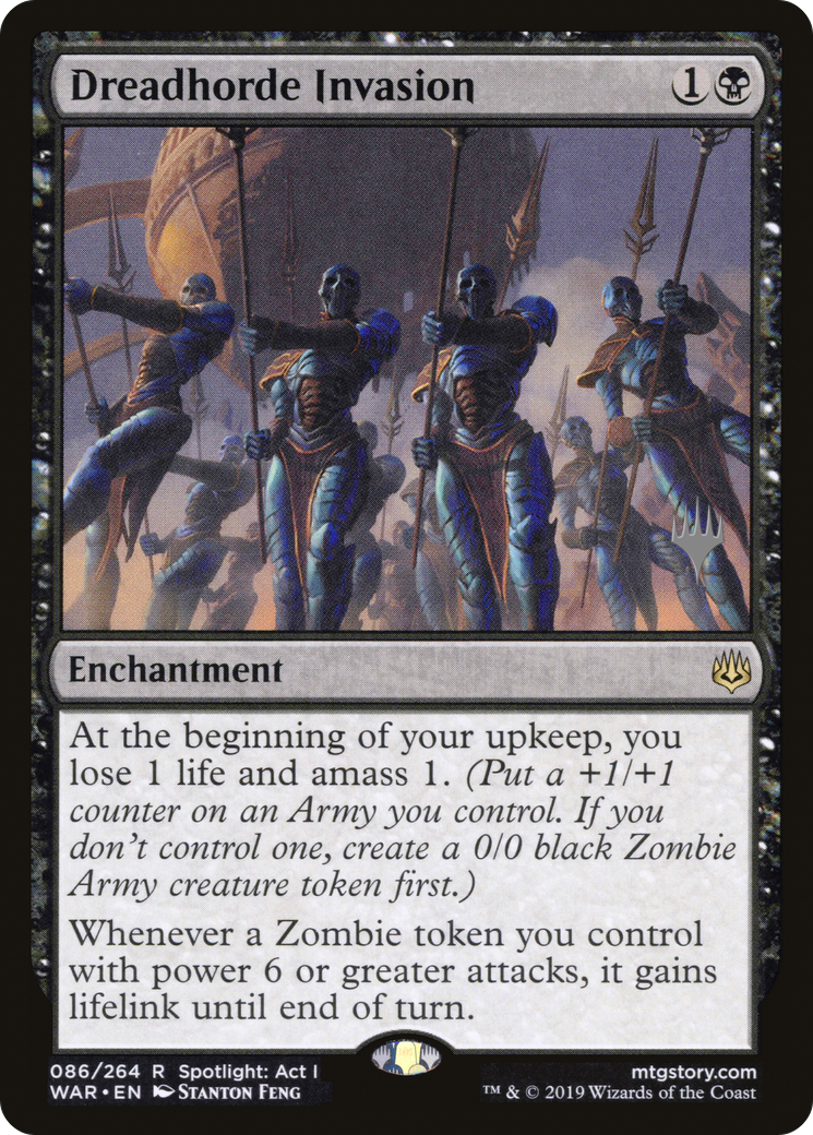 Dreadhorde Invasion (PPELD-086) - War of the Spark Promos Foil