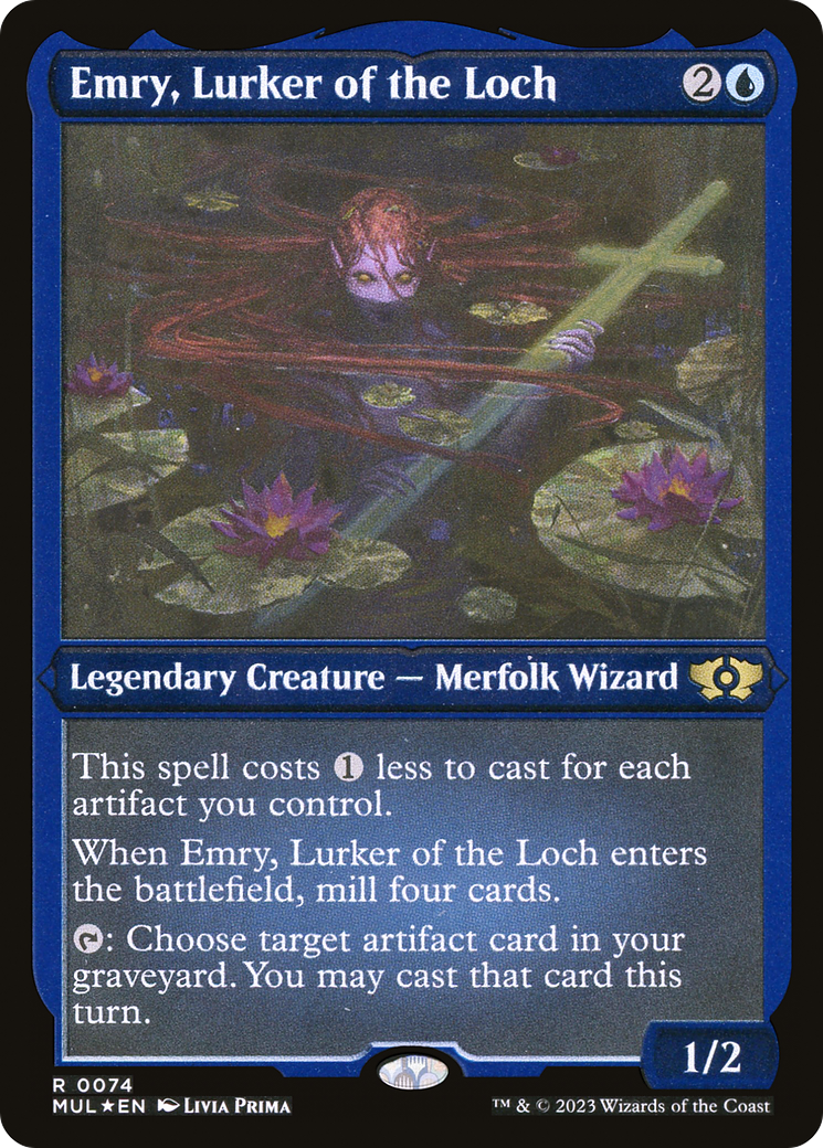 Emry, Lurker of the Loch (Foil Etched) [MUL - 74]