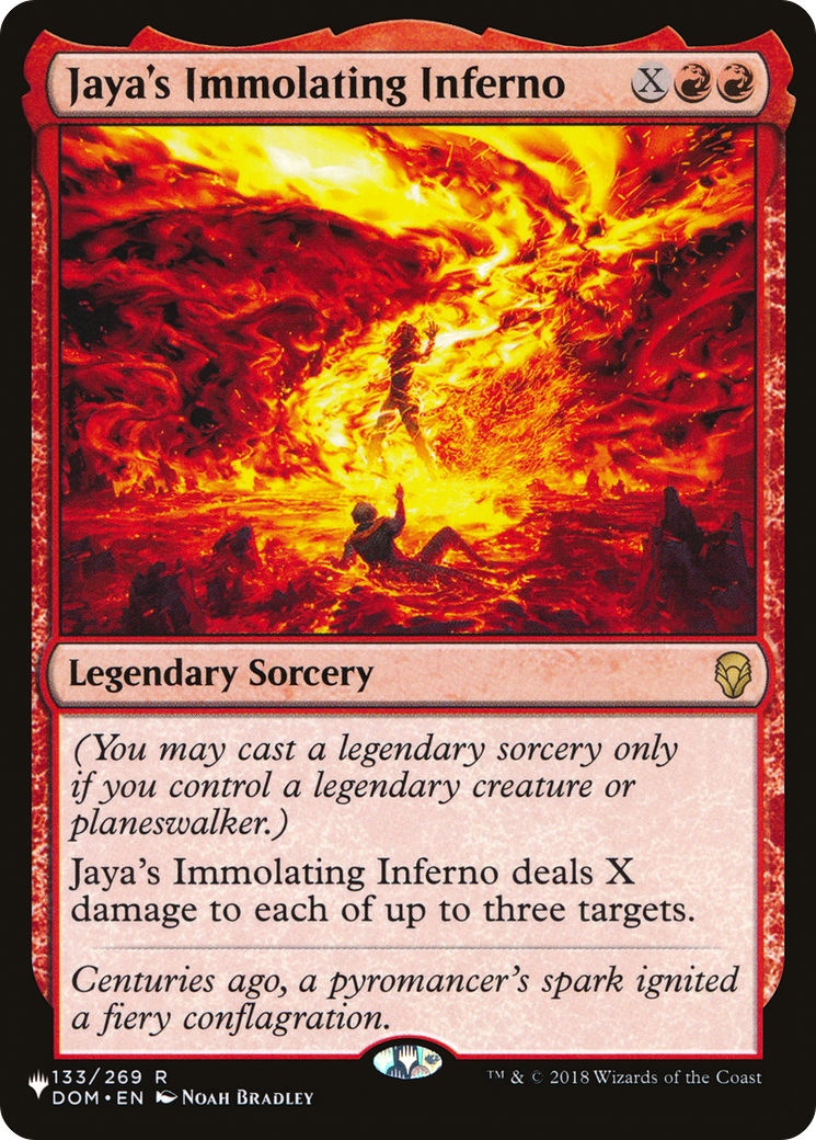 Jaya's Immolating Inferno [LIST - 133/269]