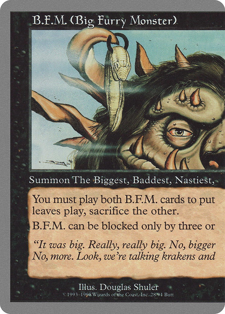B.F.M. (Big Furry Monster) (28) [UGL - 28]