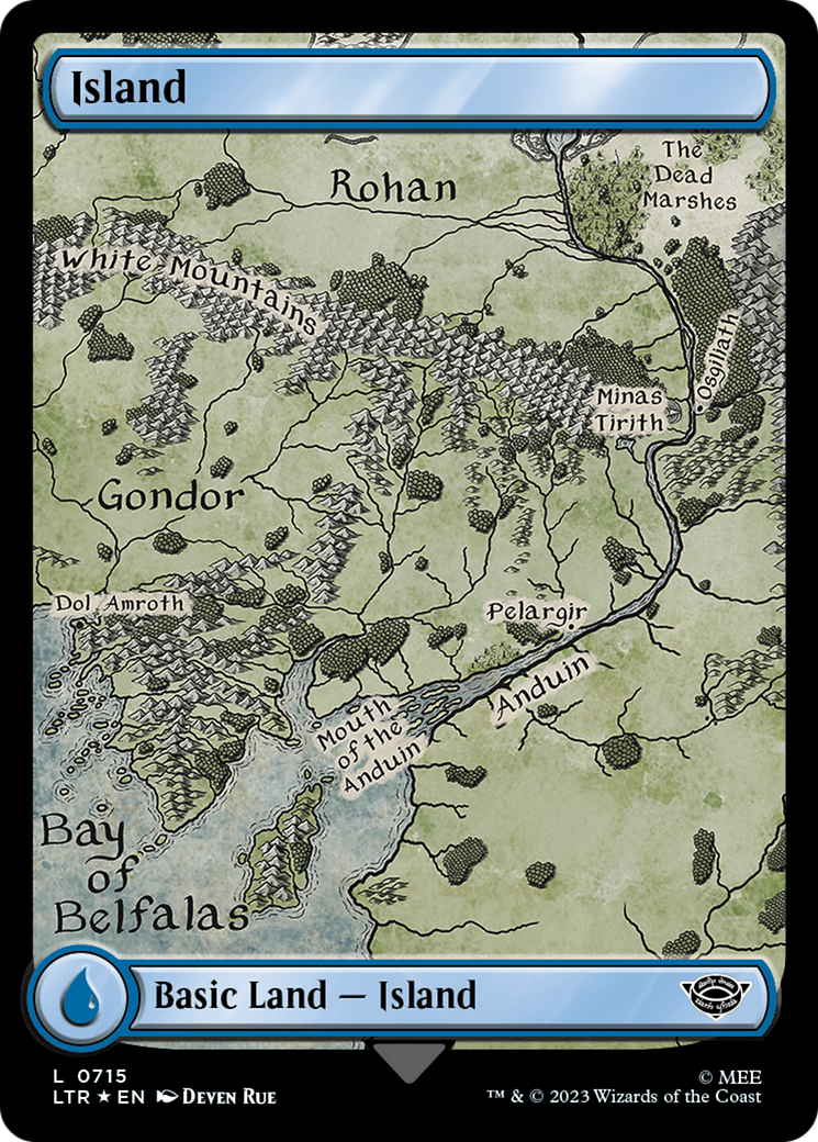 Island (0715) (Surge Foil) [LTR - 715]