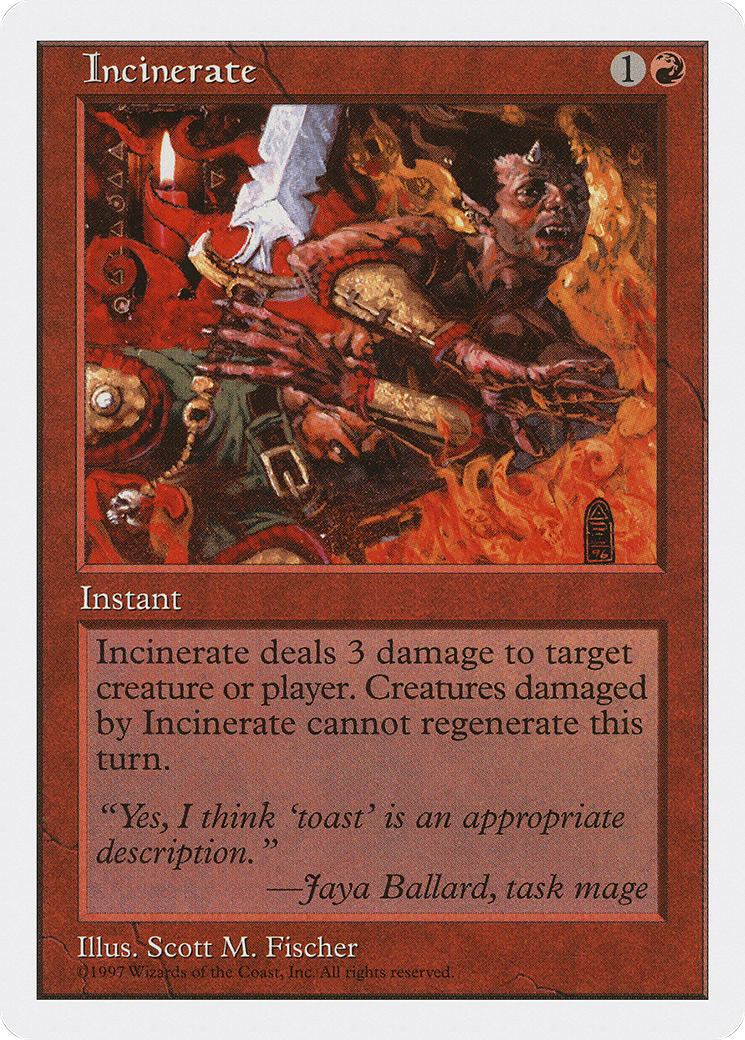 Incinerate [5ED - N/A]