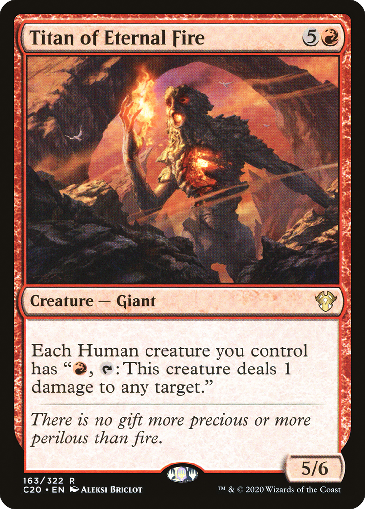 Titan of Eternal Fire [C20 - 163]