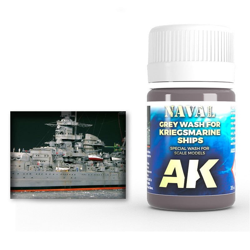 AK Interactive Grey Wash For Kriegsmarine Ships
