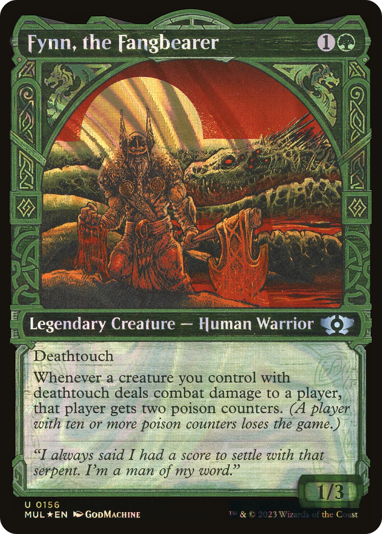Fynn, the Fangbearer (Halo Foil) [MUL - 156]