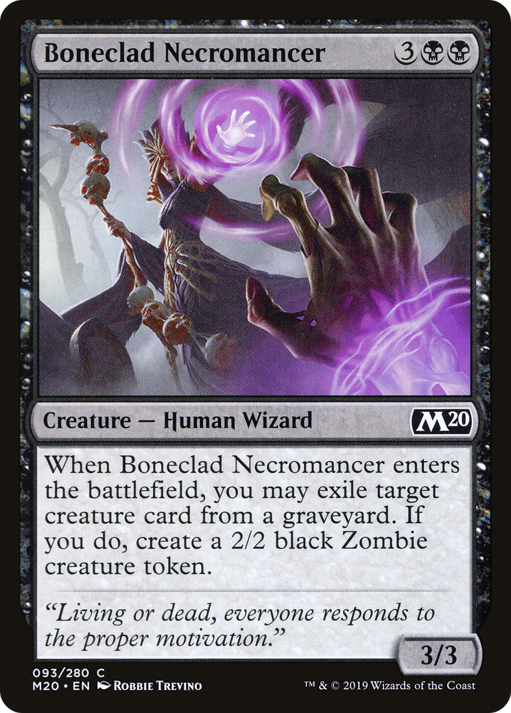 Boneclad Necromancer [M20 - 93]