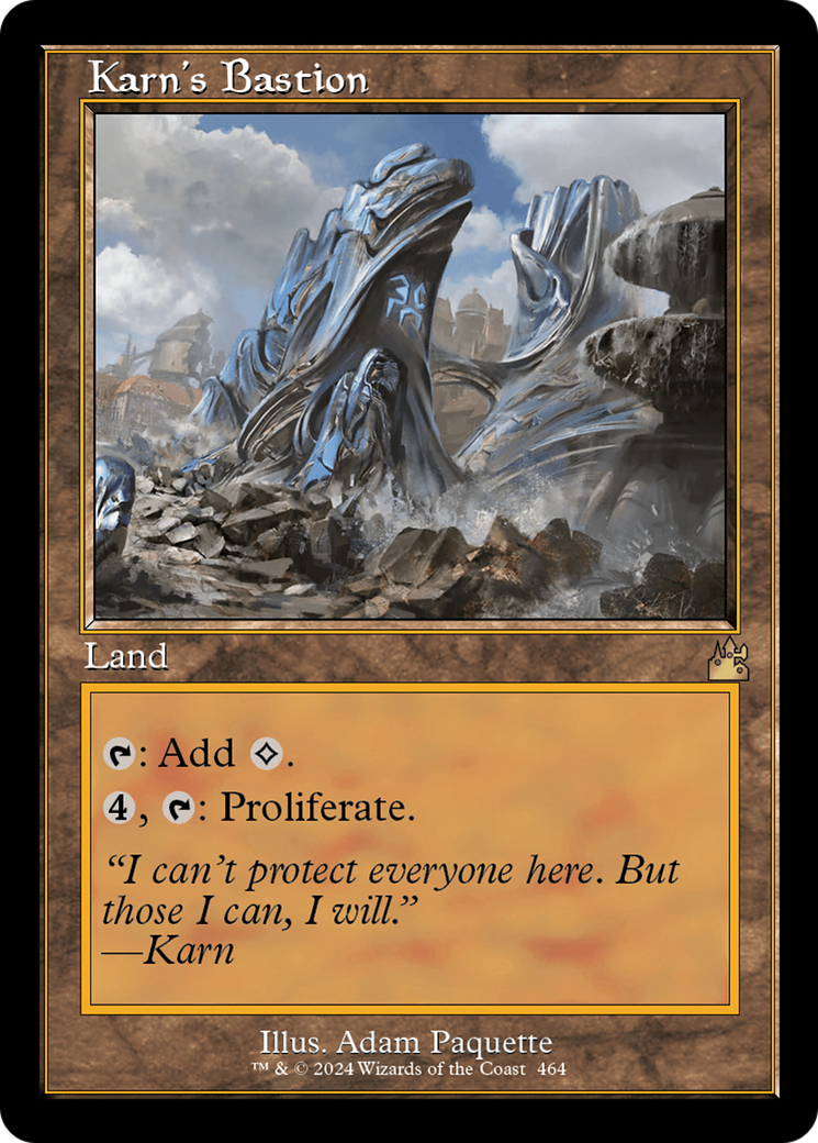 Karn's Bastion (Retro Frame) (RVR-464) - Ravnica Remastered Foil