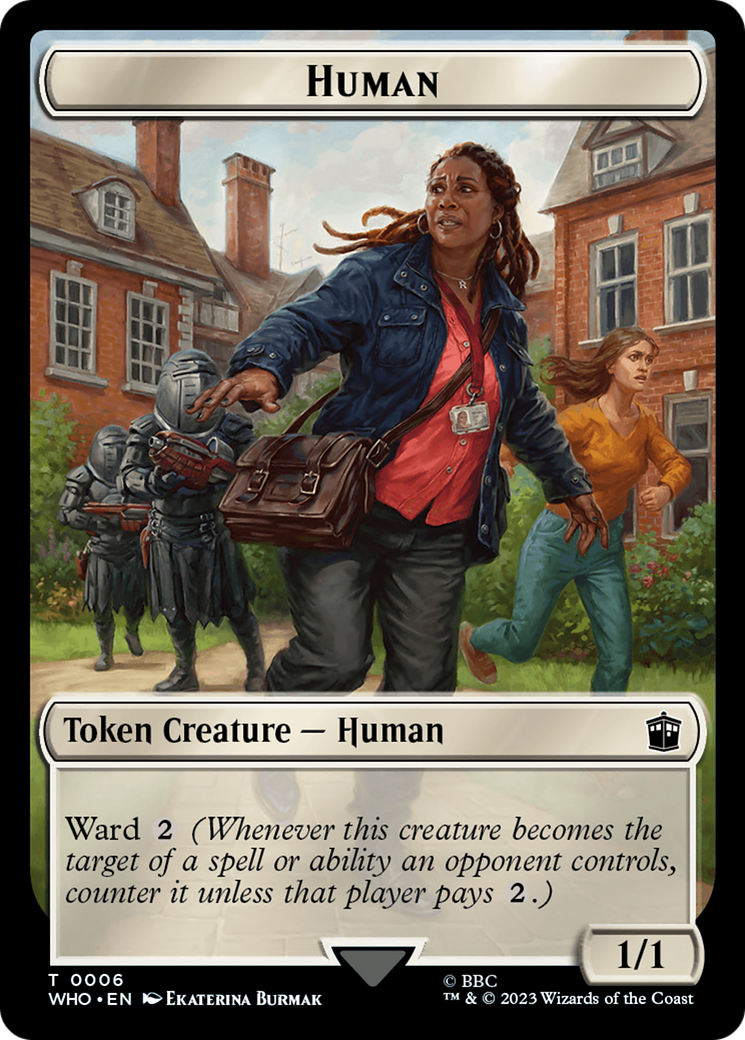 Human (TWHO-006) - Doctor Who Tokens Foil