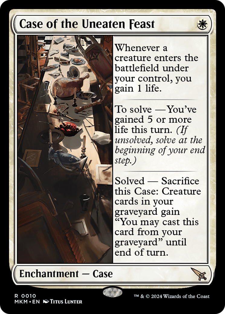 Case of the Uneaten Feast [MKM - 10]