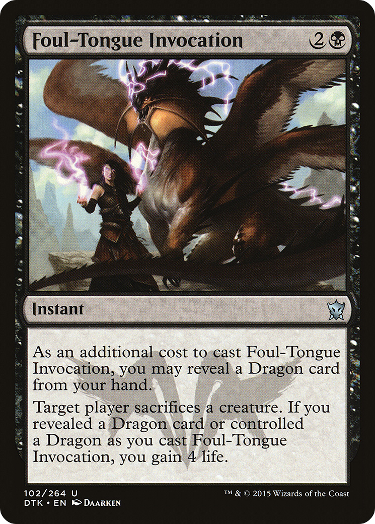 Foul-Tongue Invocation [DTK - 102]