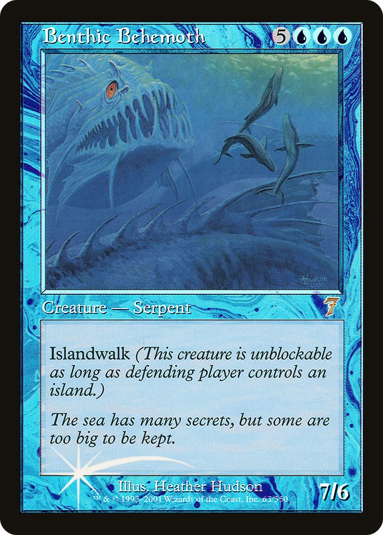 Benthic Behemoth (7ED-63★) - 7th Edition Foil