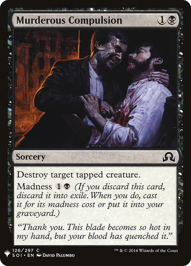 Murderous Compulsion [LIST - 126]