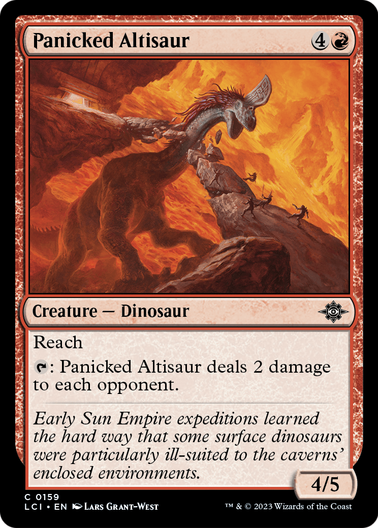 Panicked Altisaur (LCI-159) - The Lost Caverns of Ixalan