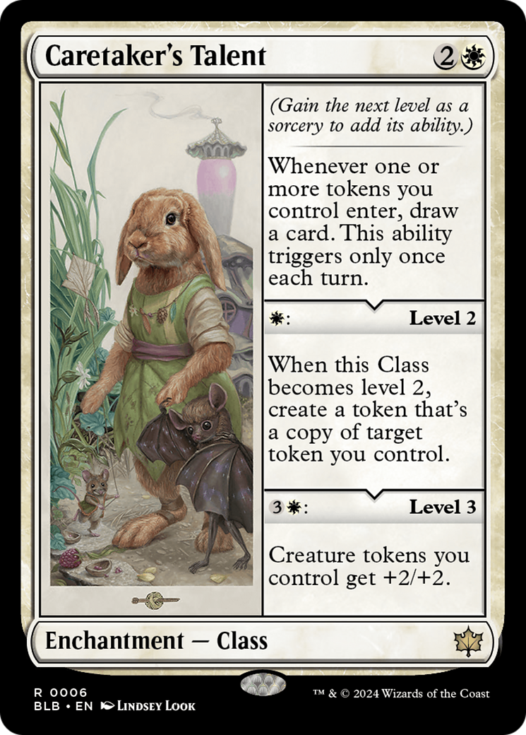 Caretaker's Talent (BLB-006) - Bloomburrow Foil