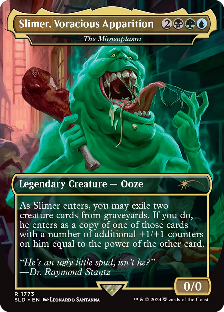The Mimeoplasm (SLD-1773) - Secret Lair Drop / Slimer, Voracious Apparition (Borderless)