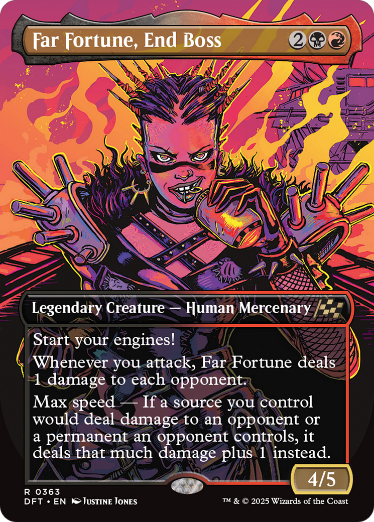 Far Fortune, End Boss (Borderless) (DFT-363) - Aetherdrift