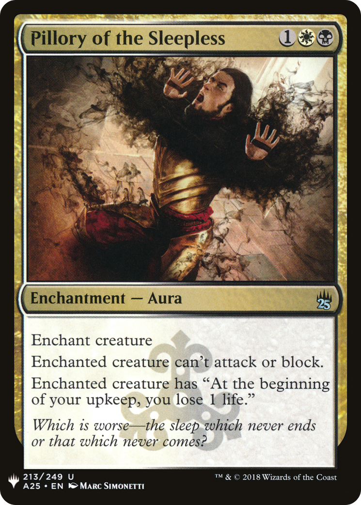 Pillory of the Sleepless [LIST - 213]