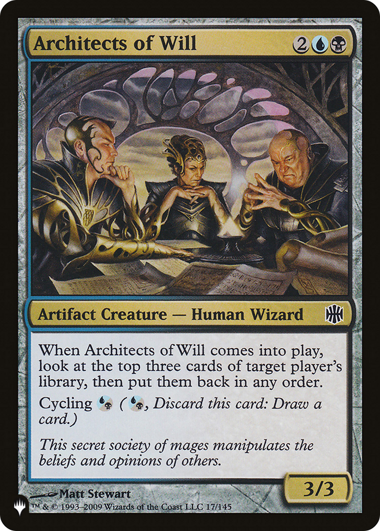 Architects of Will [LIST - 17/145]