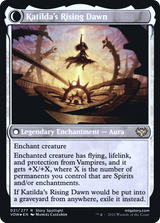 Katilda, Dawnhart Martyr (PRE-021) - Innistrad: Crimson Vow Promos: (Double Faced Transform) Foil