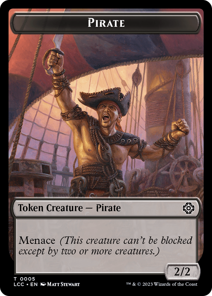 Pirate (TLCC-005) - The Lost Caverns of Ixalan Commander Tokens Foil
