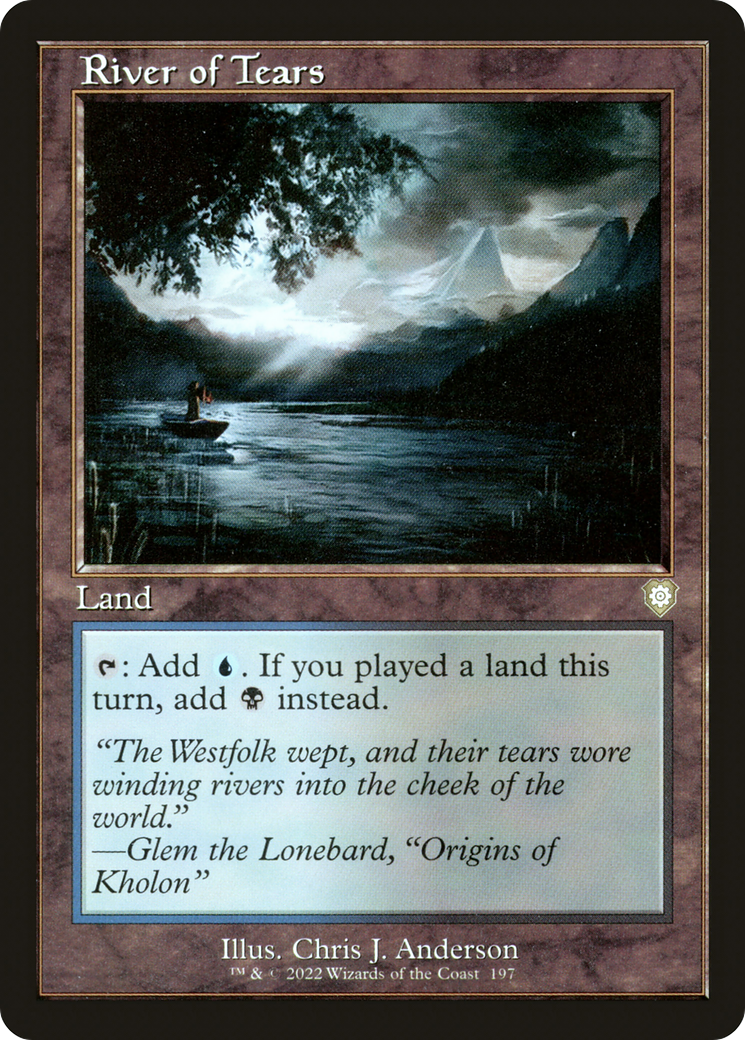 River of Tears (Retro Frame) [BRC - 197]