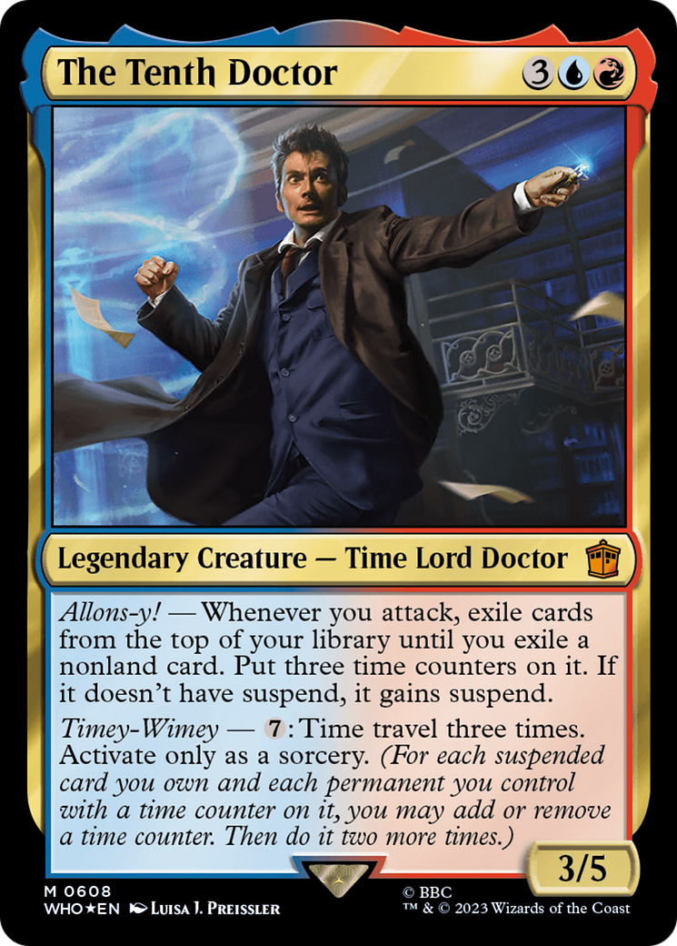 The Tenth Doctor (Surge Foil) [WHO - 608]