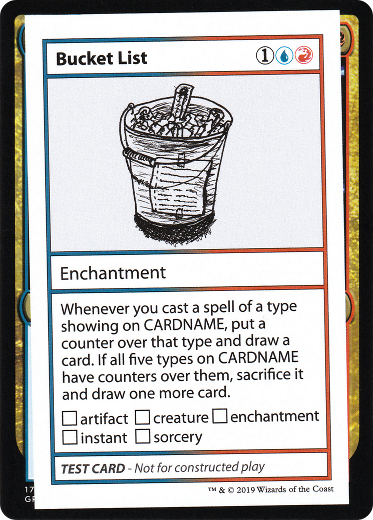Bucket List (No PW Symbol) [CMB1 - N/A]