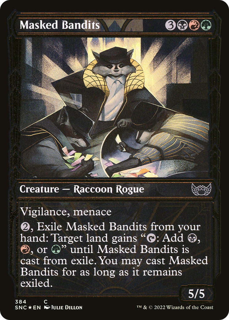 Masked Bandits (Gilded Foil) [SNC - 384]