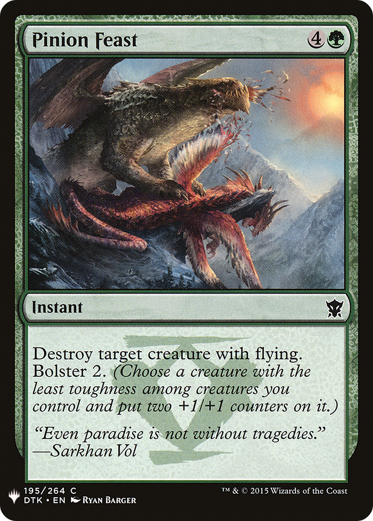 Pinion Feast [LIST - 195]