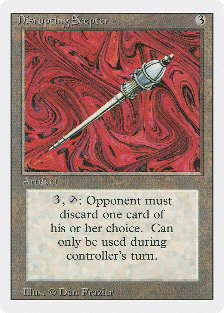 Disrupting Scepter [3ED - N/A]