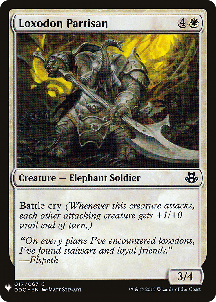 Loxodon Partisan [LIST - 17]