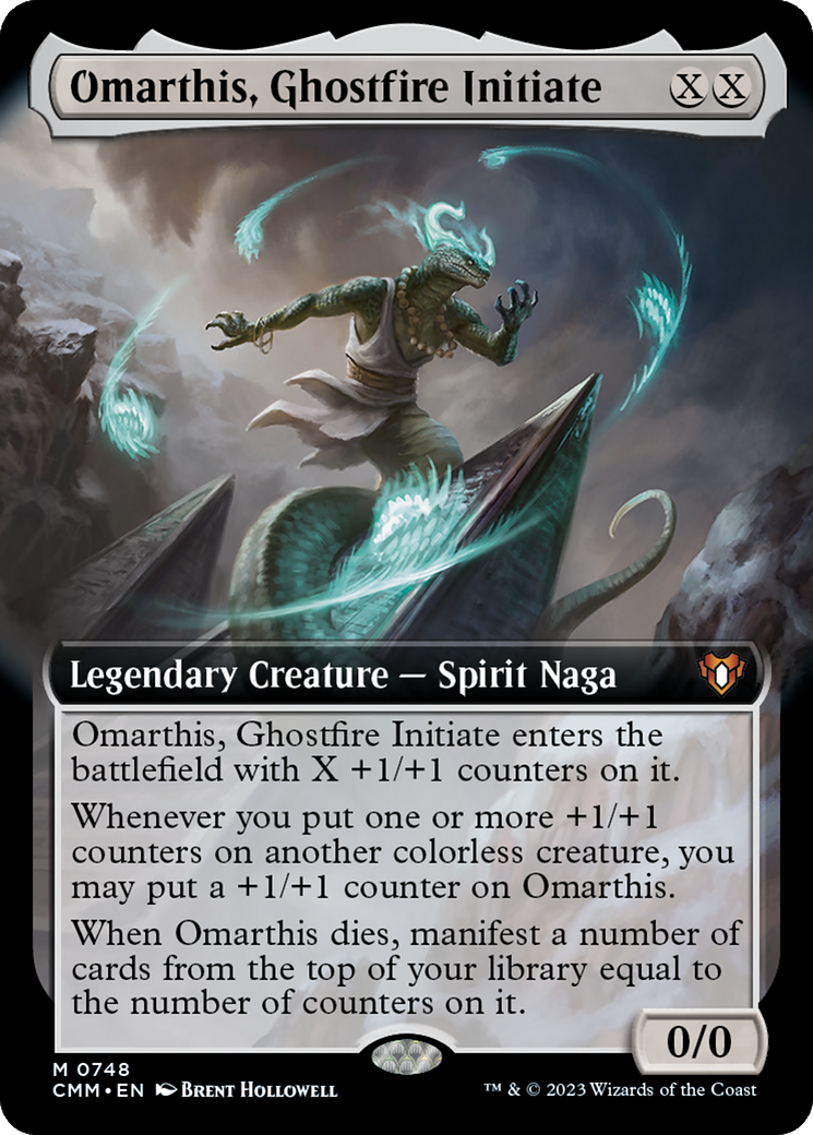 Omarthis, Ghostfire Initiate (Extended Art) [CMM - 748]