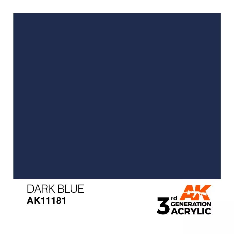 AK Interactive 3G Acrylic Dark Blue 17ml
