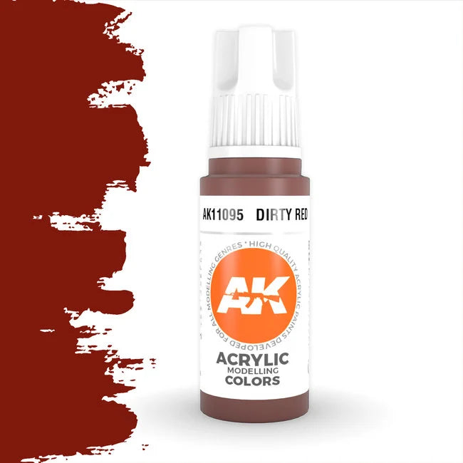 AK Interactive 3G Acrylic Dirty Red 17ml