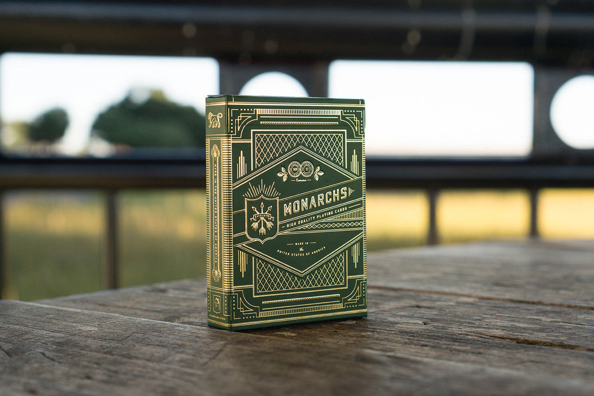 Theory11 Playing Cards - Monarch (Green)
