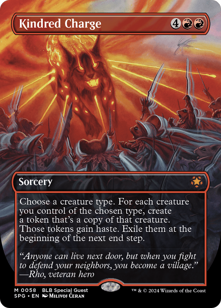 Kindred Charge (Borderless) [SPG - 58]