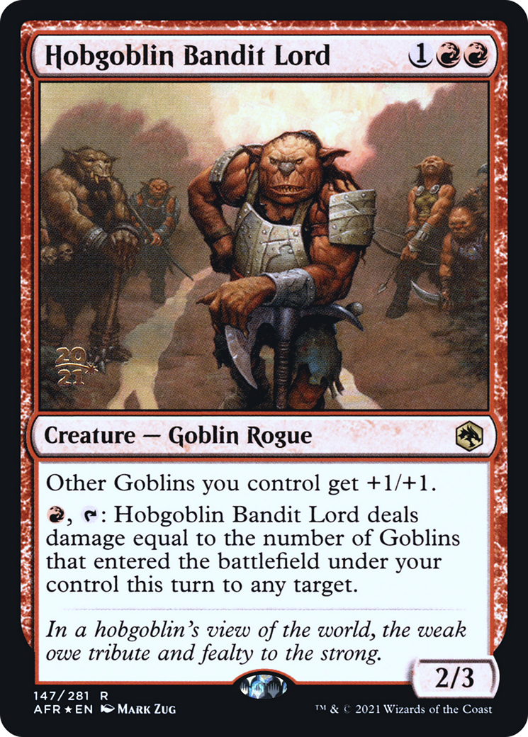 Hobgoblin Bandit Lord [PRE - 147]
