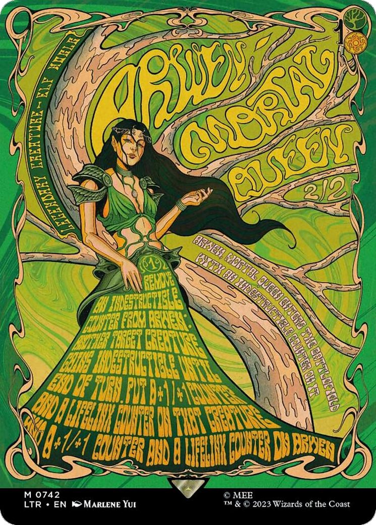 Arwen, Mortal Queen (Borderless Poster) (LTR-742) - The Lord of the Rings: Tales of Middle-earth Foil