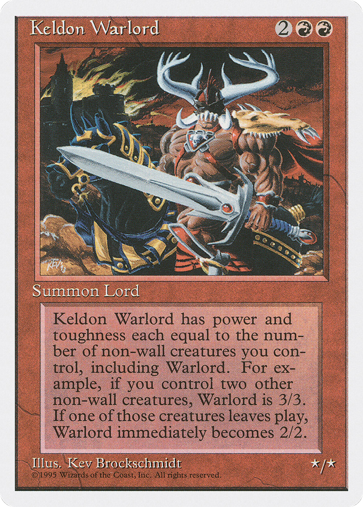 Keldon Warlord [4ED - N/A]