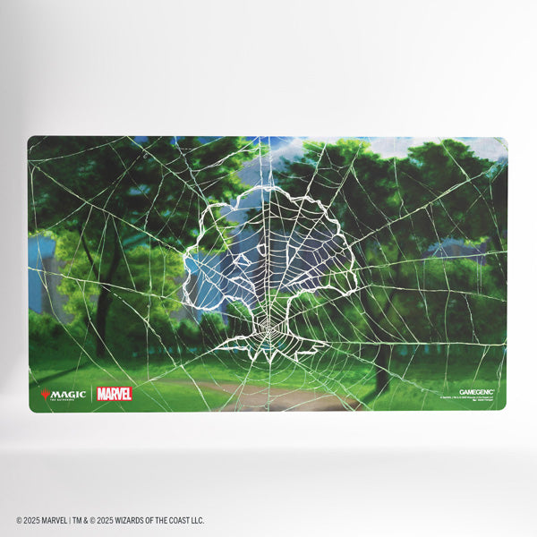 Magic: The Gathering | Marvel's Spider-Man Shiny Playmat - Spider-Man Forest