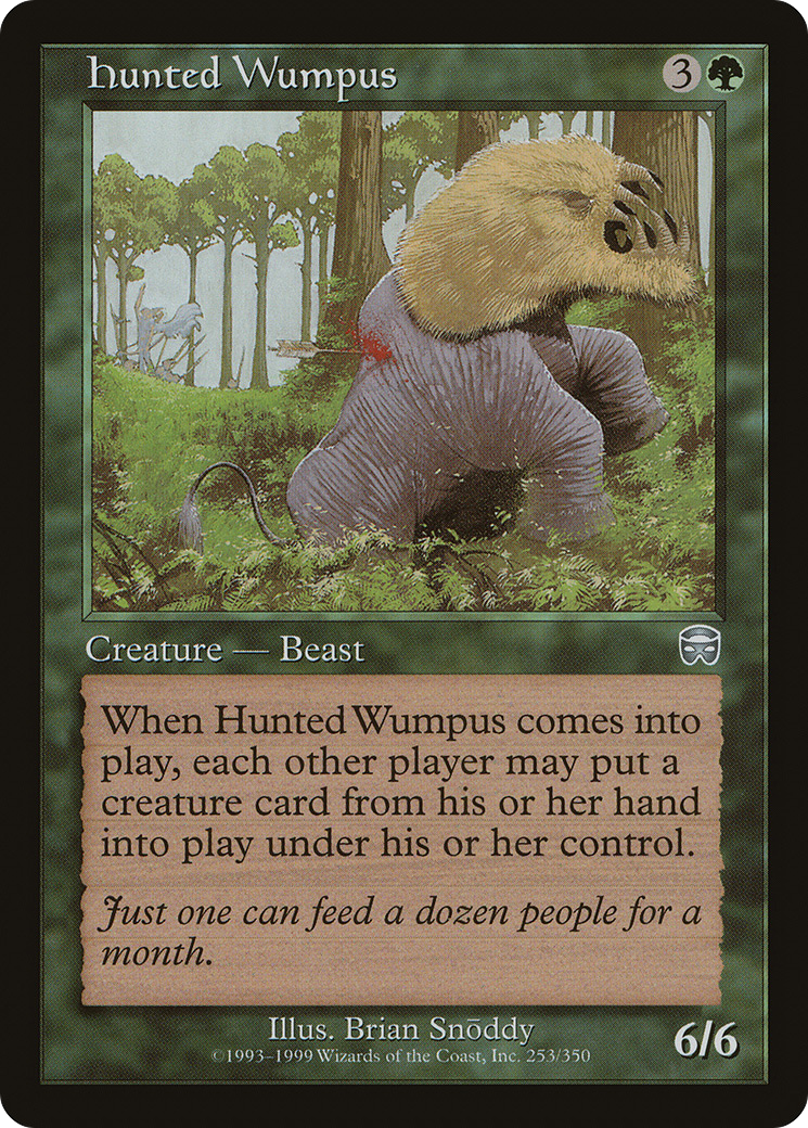 Hunted Wumpus [MMQ - 253]
