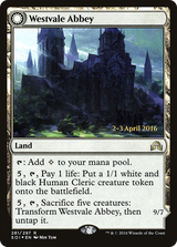 Westvale Abbey (PRE-281) - Shadows over Innistrad Promos: (Double Faced Transform) Foil