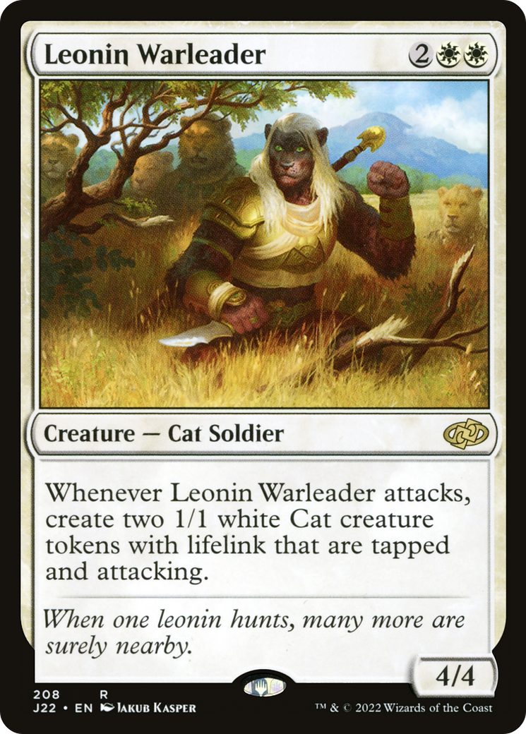 Leonin Warleader [J22 - 208]