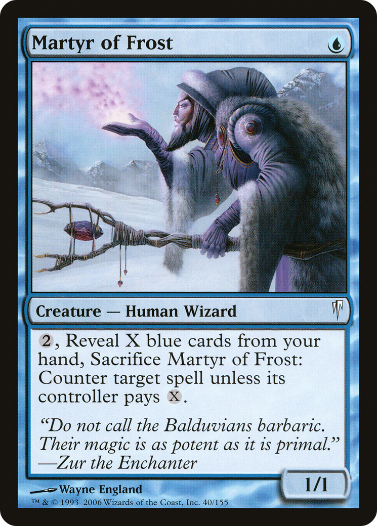 Martyr of Frost [CSP - 40]